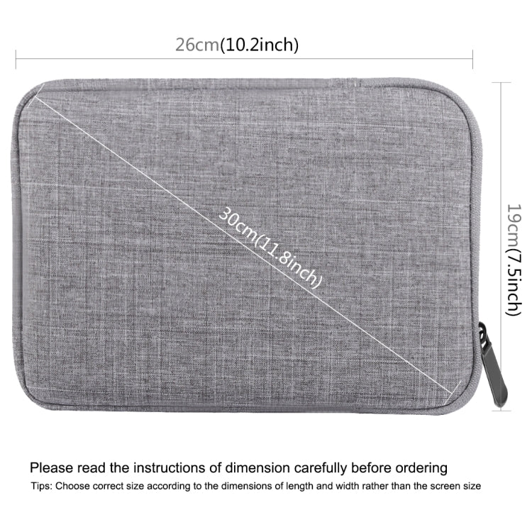HAWEEL 9.7 inch Sleeve Case Zipper Briefcase Carrying Bag, For iPad 9.7 inch / iPad Pro 9.7 inch, Galaxy, Lenovo, Sony, Xiaomi, Huawei 9.7 inch Tablets(Grey)