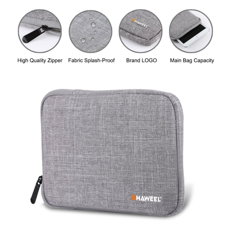 HAWEEL 9.7 inch Sleeve Case Zipper Briefcase Carrying Bag, For iPad 9.7 inch / iPad Pro 9.7 inch, Galaxy, Lenovo, Sony, Xiaomi, Huawei 9.7 inch Tablets(Grey)