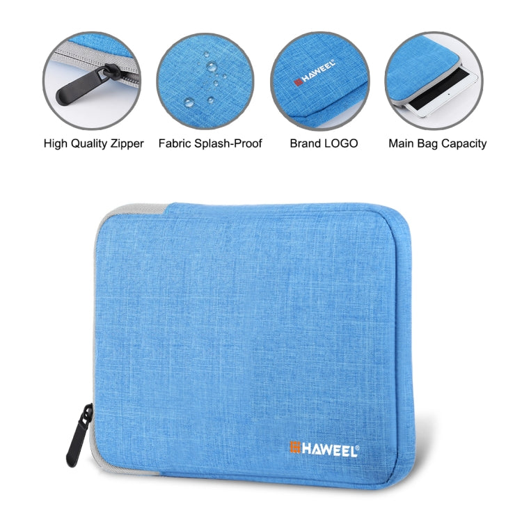 HAWEEL 9.7 inch Sleeve Case Zipper Briefcase Carrying Bag, For iPad 9.7 inch / iPad Pro 9.7 inch, Galaxy, Lenovo, Sony, Xiaomi, Huawei 9.7 inch Tablets(Blue)