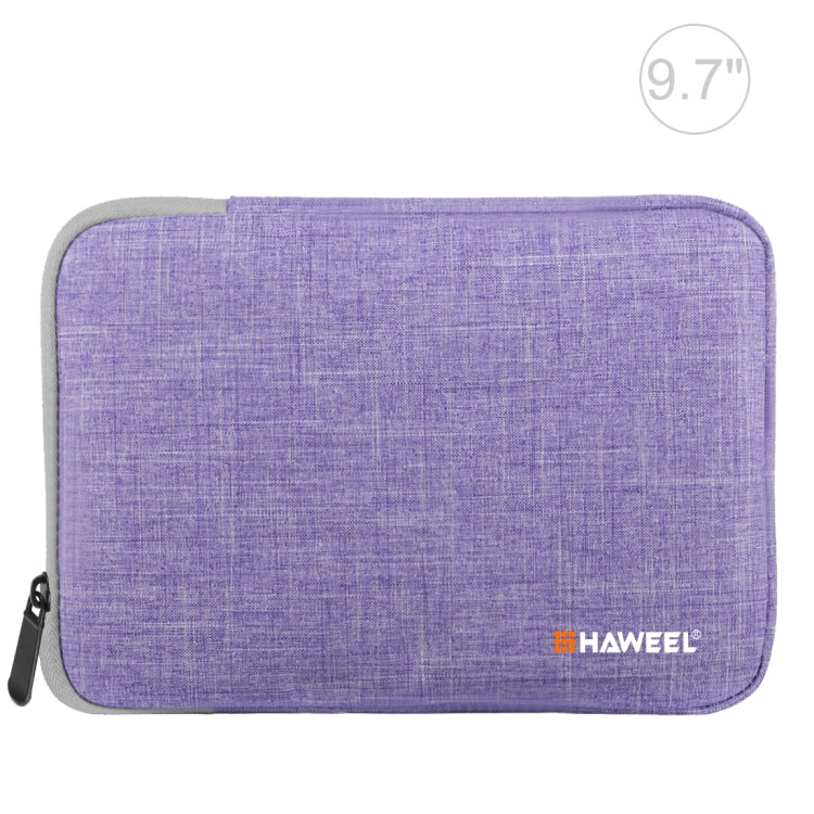 HAWEEL 9.7 inch Sleeve Case Zipper Briefcase Carrying Bag, For iPad 9.7 inch / iPad Pro 9.7 inch, Galaxy, Lenovo, Sony, Xiaomi, Huawei 9.7 inch Tablets(Purple)