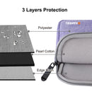 HAWEEL 11 inch Sleeve Case Zipper Briefcase Carrying Bag For Macbook, Samsung, Lenovo, Sony, DELL Alienware, CHUWI, ASUS, HP, 11 inch and Below Laptops / Tablets(Purple)