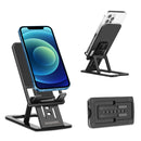 HAWEEL Adjustable Lifting Folding Portable Live Broadcast Desktop Plastic Holder(Black)