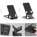 HAWEEL Adjustable Lifting Folding Portable Live Broadcast Desktop Plastic Holder(Black)