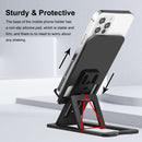 HAWEEL Adjustable Lifting Folding Portable Live Broadcast Desktop Plastic Holder(Black)
