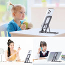 HAWEEL Adjustable Lifting Folding Live Broadcast Aluminum Alloy Desktop Holder(Dark Gray)