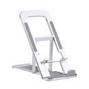 HAWEEL Adjustable Lifting Folding Live Broadcast Aluminum Alloy Desktop Holder(Silver)
