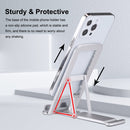HAWEEL Adjustable Lifting Folding Live Broadcast Aluminum Alloy Desktop Holder(Silver)