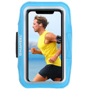 HAWEEL Sport Armband Case with Earphone Hole & Key Pocket, For iPhone XS, iPhone XS Max, iPhone X, iPhone 8 Plus & 7 Plus, iPhone 6 Plus, Galaxy S9+ / S8+ / S6 / S5(Blue)