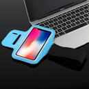 HAWEEL Sport Armband Case with Earphone Hole & Key Pocket, For iPhone XS, iPhone XS Max, iPhone X, iPhone 8 Plus & 7 Plus, iPhone 6 Plus, Galaxy S9+ / S8+ / S6 / S5(Blue)