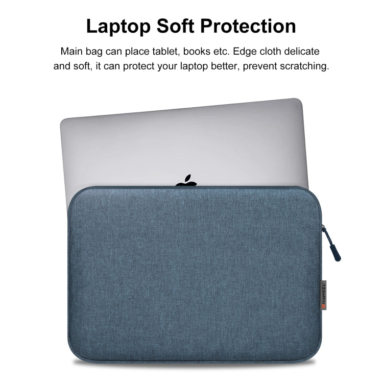 HAWEEL 13 inch Laptop Sleeve Case Zipper Briefcase Bag for 12.5-13.5 inch Laptop(Dark Blue)