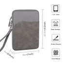HAWEEL Splash-proof Pouch Sleeve Tablet Bag for iPad mini 7.9-8 inch Tablet(Grey)