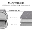 HAWEEL Splash-proof Pouch Sleeve Tablet Bag for iPad 9.7 -11 inch Tablets(Grey)