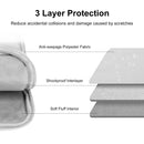 HAWEEL Splash-proof Pouch Sleeve Tablet Bag for iPad 9.7 -11 inch Tablets(Light Grey)