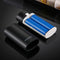 HAWEEL DIY 2x 18650 Battery (Not Included) 5600mAh Power Bank Shell Box with USB Output & Indicator(Black)