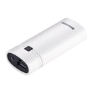 HAWEEL DIY 2x 18650 Battery (Not Included) 5600mAh Power Bank Shell Box with USB Output & Indicator(White)