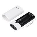 HAWEEL DIY 2x 18650 Battery (Not Included) 5600mAh Power Bank Shell Box with USB Output & Indicator(White)