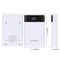 HAWEEL DIY 4x 18650 Battery (Not Included) 12000mAh Dual-way QC Charger Power Bank Shell Box with 2x USB Output & Display, Support QC 2.0 / QC 3.0 / FCP / SFCP / AFC / MTK / BC 1.2 / PD(White)