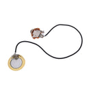 Acoustic Guitar Transducer Pre-Wired Amplifier Piezo Jack Pickup Accessory