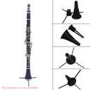 New Portable ABS Clarinet Stand Folding Fits Inside Bell