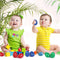 18pcs Egg Shakers Plastic Egg Music Shakers for Kids Maracas Eggs Percussio