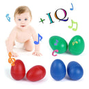 18pcs Egg Shakers Plastic Egg Music Shakers for Kids Maracas Eggs Percussio