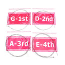 4pcs Electric Bass String Set Nickel Plated Steel Accessory .045-.090