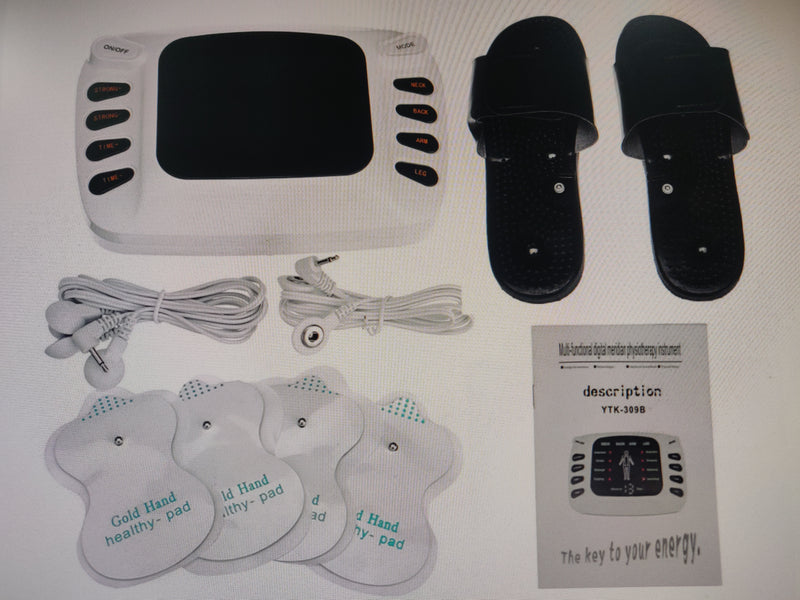 Electric Full Body Pulse Tens Acupuncture Therapy Massager Health Care Slimming Machine Pain Relief Device - EU Plug B