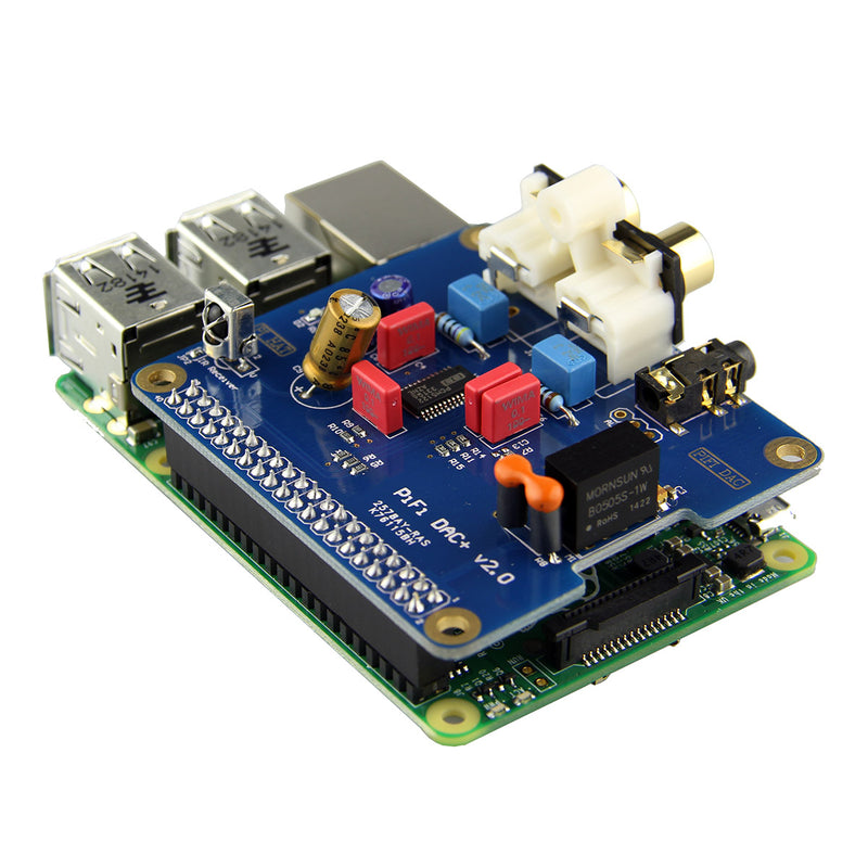 PiFi HIFI DAC+ Digital Audio Card Pinboard For Raspberry Pi 3 Model B /2B/B+/A+