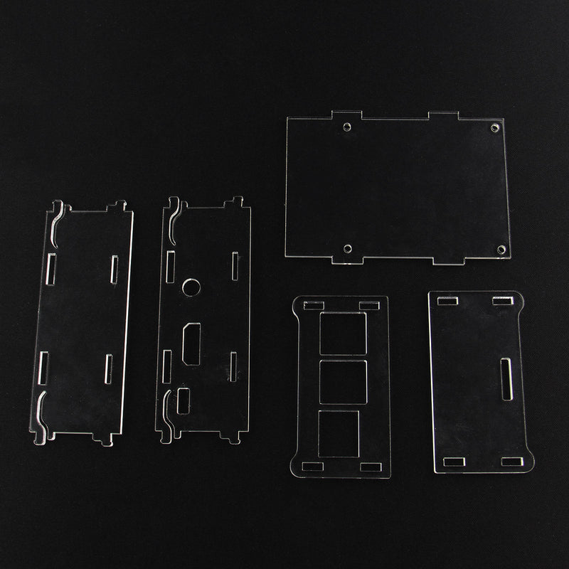 DIY Transparent Acrylic Case For 3.5 Inch TFT Screen Raspberry Pi B+