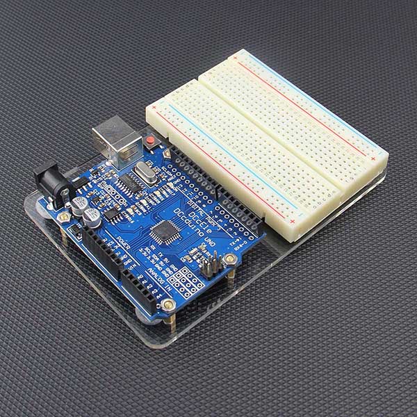 Compatible R3 UNO USB Board + Acrylic Experimental Platform