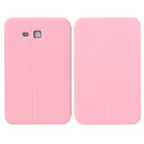 Folio Scrub PU Leather Case Cover For Samsung T110 Tablet