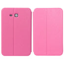 Folio Scrub PU Leather Case Cover For Samsung T110 Tablet