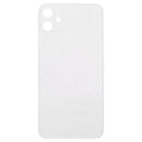 Transparent Frosted Glass Battery Back Cover for iPhone 11(Transparent)
