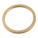 2 PCS Rear Camera Glass Lens Metal Protector Hoop Ring for iPhone 11(Gold)