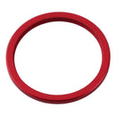2 PCS Rear Camera Glass Lens Metal Protector Hoop Ring for iPhone 11(Red)