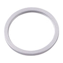 2 PCS Rear Camera Glass Lens Metal Protector Hoop Ring for iPhone 11(Silver)