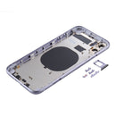 Back Housing Cover with SIM Card Tray & Side keys & Camera Lens for iPhone 11(Purple)