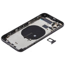 Battery Back Cover (with Side Keys & Card Tray & Power + Volume Flex Cable & Wireless Charging Module) for iPhone 11(Black)