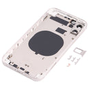 Back Housing Cover with Appearance Imitation of iP13 Pro for iPhone 11(White)