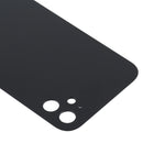 Glass Back Cover with Appearance Imitation of iP12 for iPhone XR(Black)
