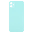 Glass Back Cover with Appearance Imitation of iP12 for iPhone XR(Green)