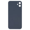 Glass Back Cover with Appearance Imitation of iP12 for iPhone XR(Blue)