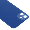 Glass Back Cover with Appearance Imitation of iP12 for iPhone XR(Blue)