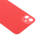Glass Back Cover with Appearance Imitation of iP12 for iPhone XR(Red)