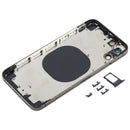 Back Housing Cover with Appearance Imitation of iP12 Pro for iPhone X(Black)