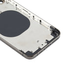 Back Housing Cover with Appearance Imitation of iP12 Pro for iPhone X(Black)