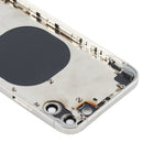 Back Housing Cover with Appearance Imitation of iP12 Pro for iPhone X(White)