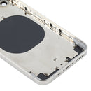 Back Housing Cover with Appearance Imitation of iP12 Pro for iPhone X(White)