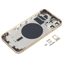 Back Housing Cover with SIM Card Tray & Side Keys & Camera Lens for iPhone 12 Pro(Gold)