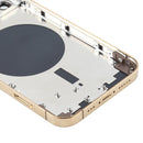Back Housing Cover with SIM Card Tray & Side Keys & Camera Lens for iPhone 12 Pro(Gold)